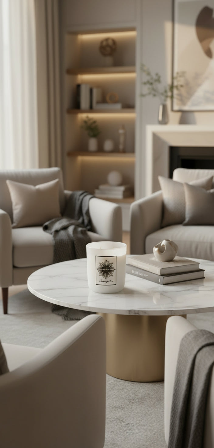 Champagne Kiss – 218g Premium Soy & Coconut Wax Candle