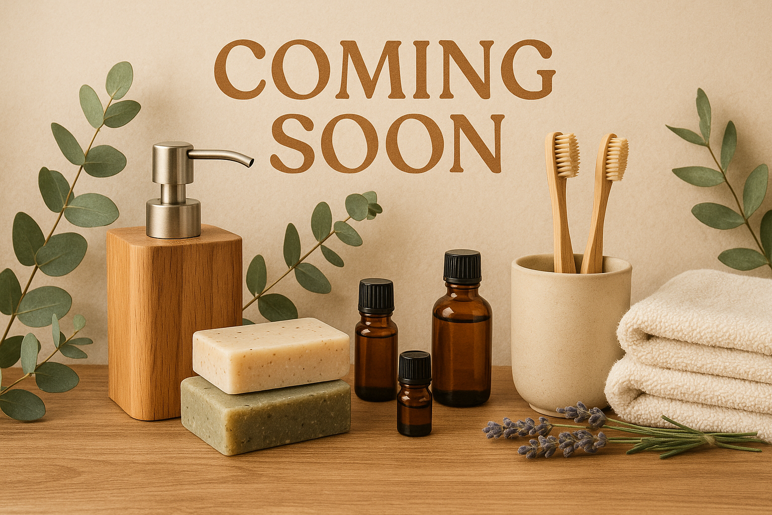 Toiletries Coming Soon ......(natural, relaxing and cosy vibe)